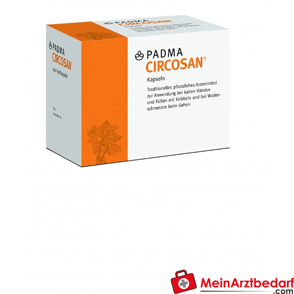 Padma Circosan 200 gélules - médicament à base de plantes pour stimuler la circulation sanguine
