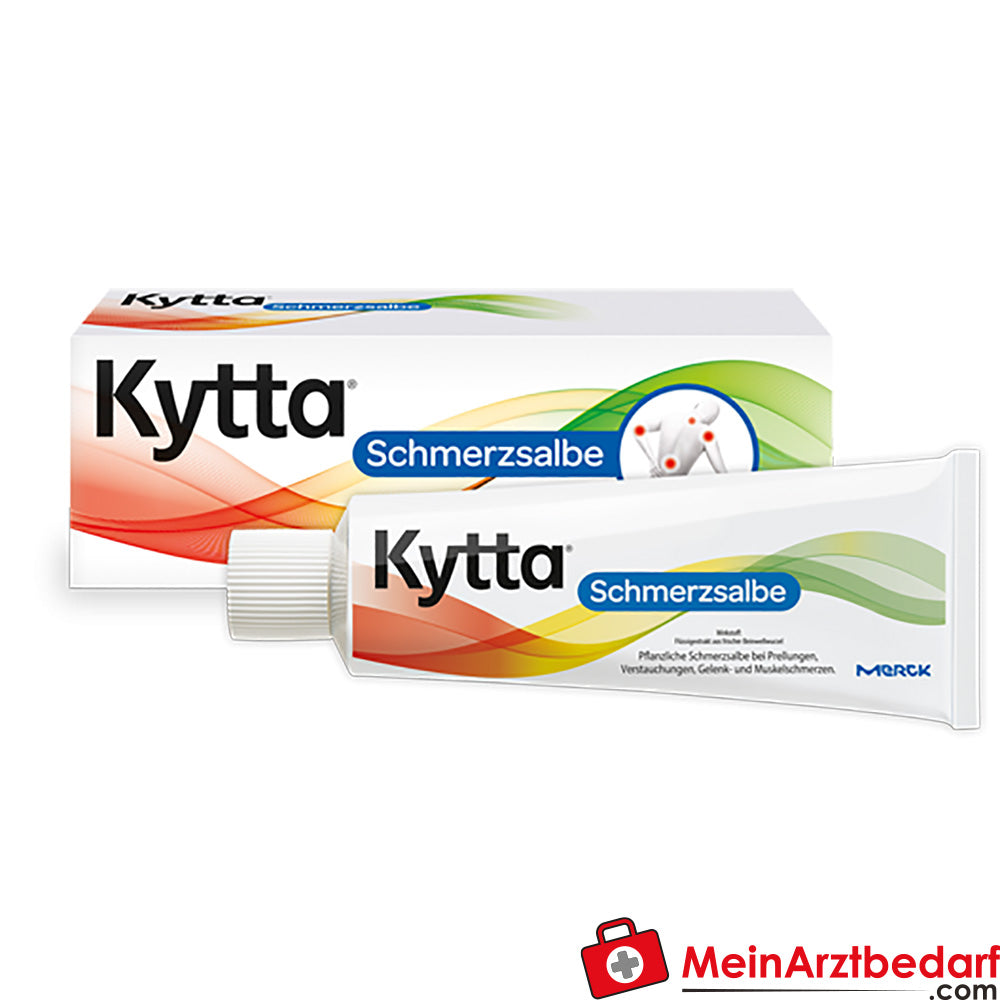 Kytta pomada analgésica 100 g, extracto de raíz de consuelda, a base de plantas para dolores musculares, articulares y de espalda