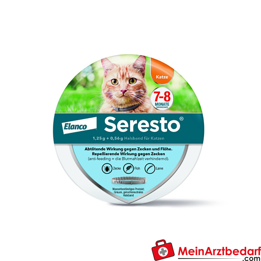BAY03 Seresto obroża dla kota 1 szt. 1,25 g/0,56 g Ochrona przed pchłami i kleszczami