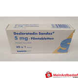 Sandoz Desloratadin 5 mg Filmtabletten 30 Stk Allergische Rhinitis Urtikaria
