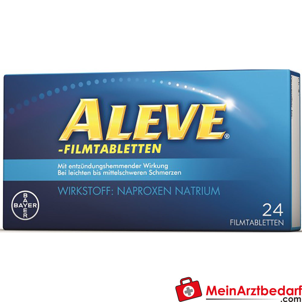 Aleve filmomhulde tabletten 200 mg naproxen, 24 stuks Pijnstiller