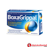 BoxaGrippal tabletki powlekane 200 mg ibuprofenu / 30 mg pseudoefedryny, na przeziębienie i przeciwgorączkowe, 20 szt.
