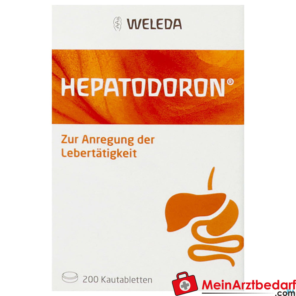 WEL01 Hepatodoron Tabletten 200 Stück Anthroposophisches Arzneimittel zur Anregung der Lebertätigkeit