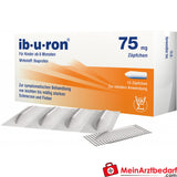 Sigmapharm Ibuprofen zetpillen 75 mg, 10 stuks, rectaal, koortswerend, vanaf 8 maanden