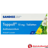 SAN15 Toppoll Loratadine 10 mg tabletten, 10 stuks bij hooikoorts en netelroos