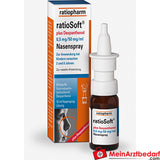 ratiopharm ratioSoft plus dexpanthenol spray nasale 10 ml (0,5/50 mg/ml) per bambini 2-6 anni senza conservanti