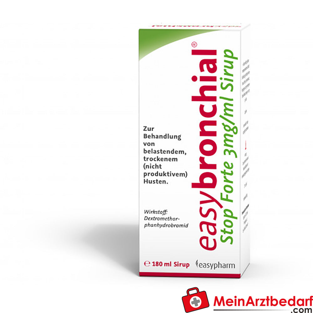 easypharm easybronchial STOP FORTE sirop 3 mg/ml (180 ml) contre la toux d'irritation