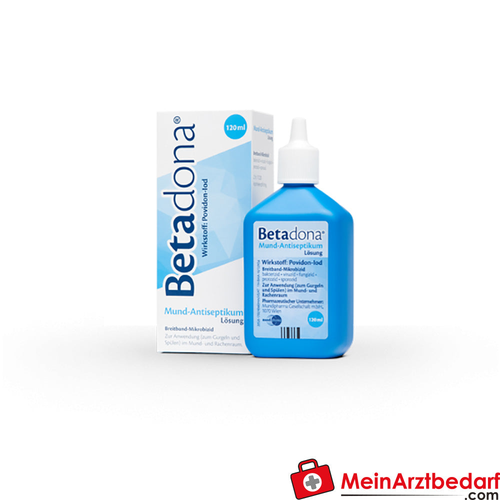 Betadona Mund-Antiseptikum 120 ml antiseptisches Mundwasser