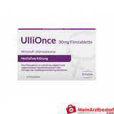 UlliOnce 30 mg Comprimé pelliculé Acétate d'ulipristal Contraception d'urgence 1 pc.