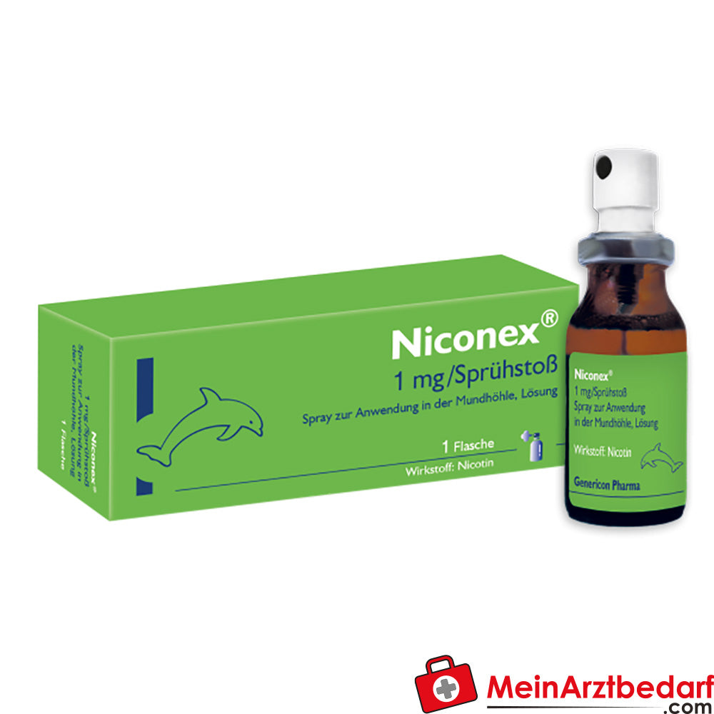 Genericon Niconex Spray 1 mg/spray sustitutivo de nicotina 1 unidad