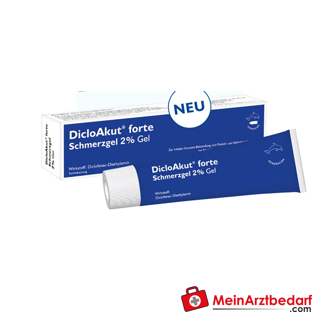 Gener Icon Genericon DicloAkut forte Schmerzgel 2% (Diclofenac) 50 g gegen Muskel ...