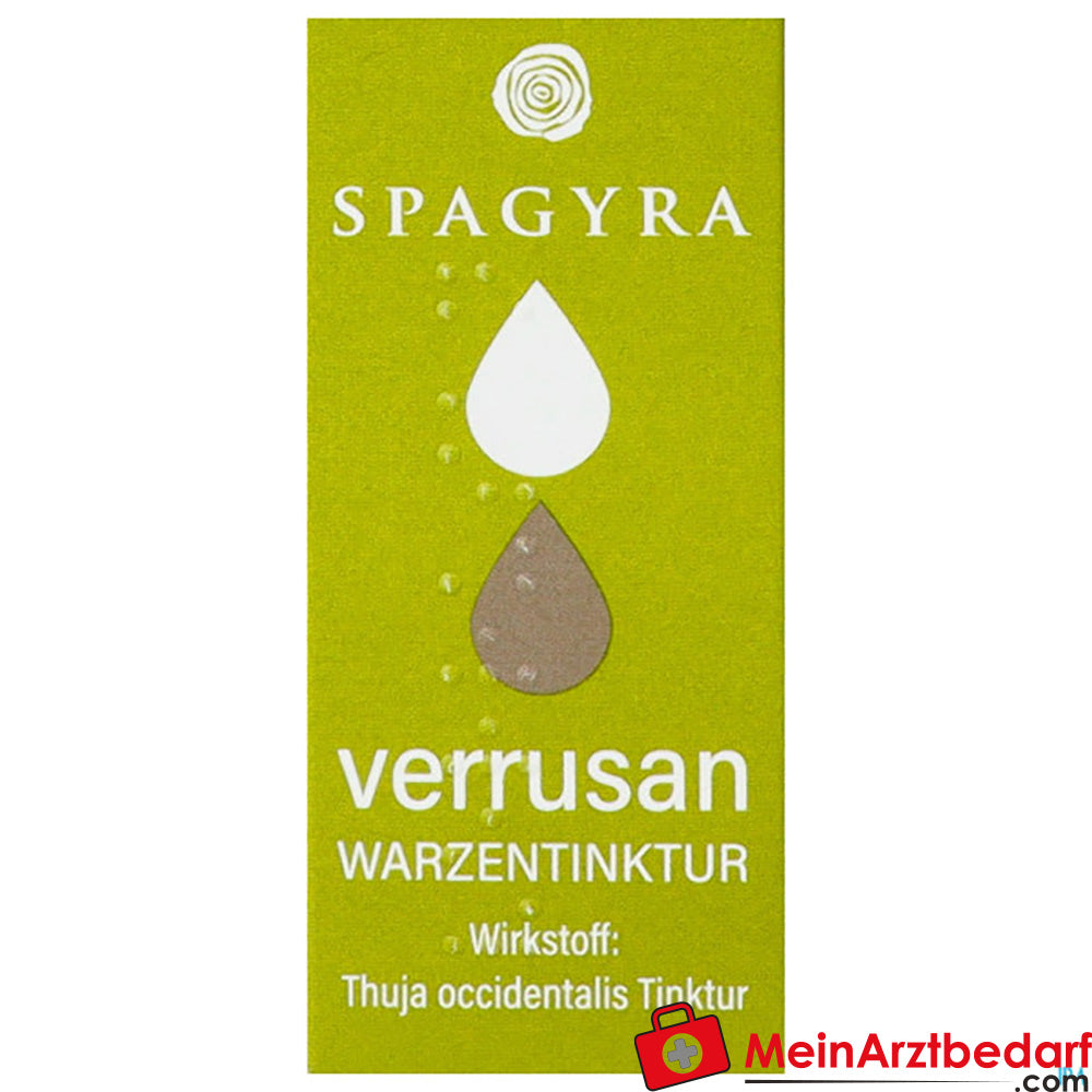 SPA01 Tintura verrucosa di Verrusan (Thuja) 10 ml per uso esterno per le verruche
