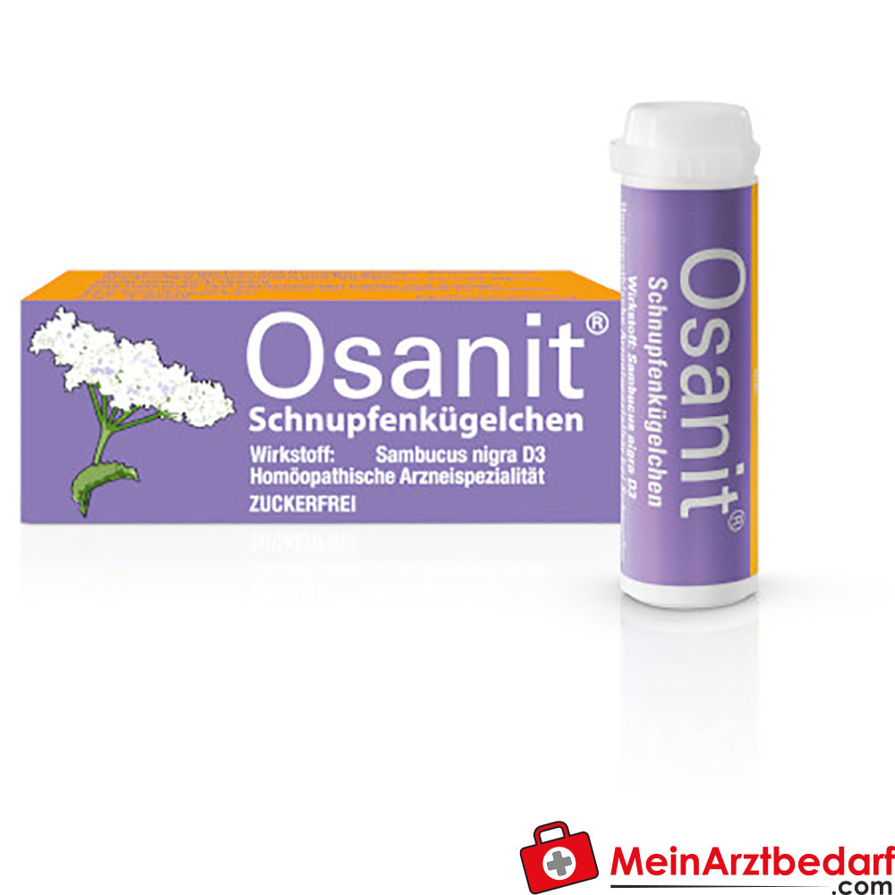 Osanit 5 g Boules contre le rhume D3, homéopathique pour nourrissons et enfants, sans sucre