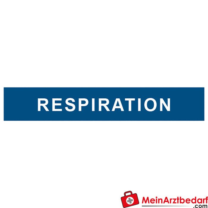 Weinmann luggage sticker, reflective: "Respiration".