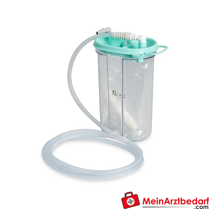 Weinmann disposable septische vloeistoffenpot SERRES® complete set voor ACCUVAC