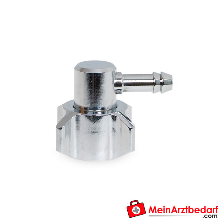 Weinmann angle connection nozzle with wing nut Ø 5.2 mm / G 3/8" | Design: Angled
