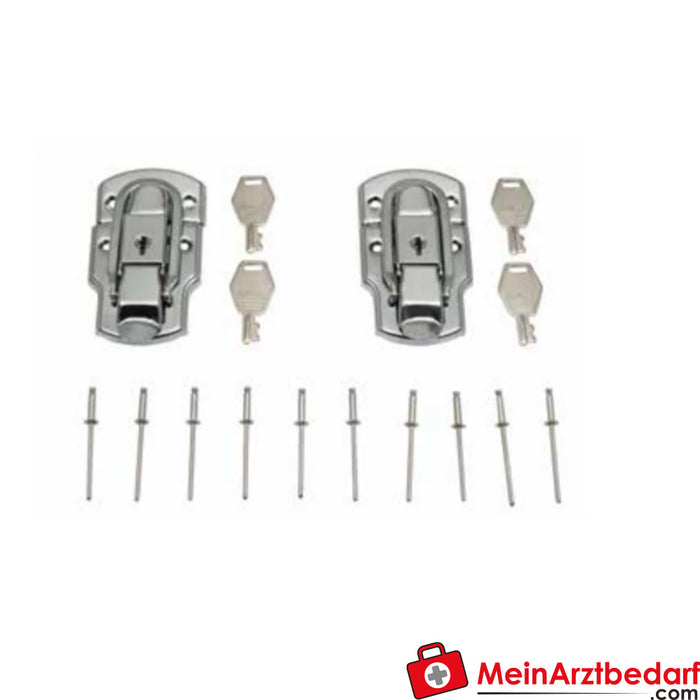 Weinmann luggage lock incl. fastening for ULMER KOFFER