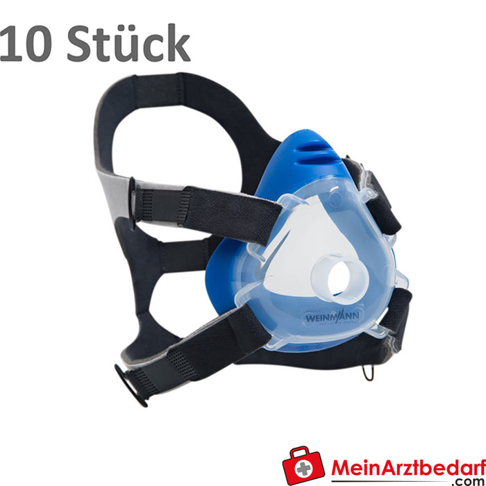 Maska Weinmann Premium CPAP / NIV z nakryciem głowy | Rozmiar: L / duża dla dorosłych