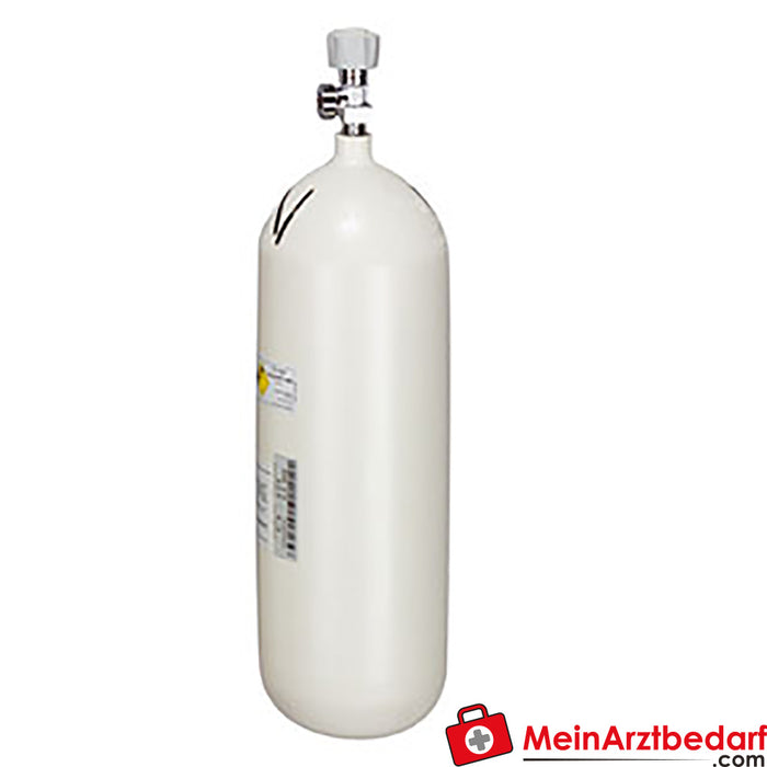 Weinmann steel oxygen cylinder 2.0 liters, empty