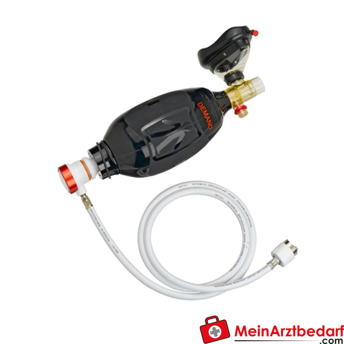 Weinmann LPH 低压软管，带 90° 角连接器 NF S 90-116（AFNOR，卡口式）