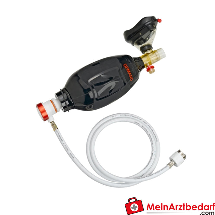 Weinmann LPH low pressure hose with connections 90° angled connector NF S 90-116 (AFNOR,Bayonet)