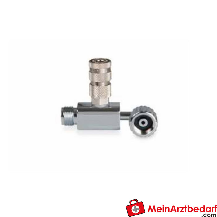 Weinmann T-distributor with locking coupling for LIFE-BASE II with MODUL CapnoVol
