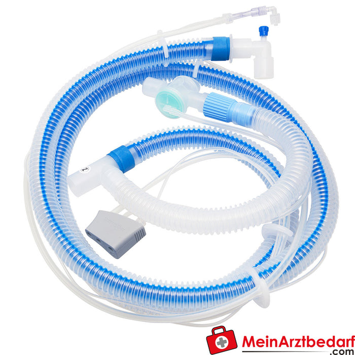 Weinmann disposable patient hose systems with reduced dead space volume WITH CO2 measurement WITHOUT BiCheck 2m