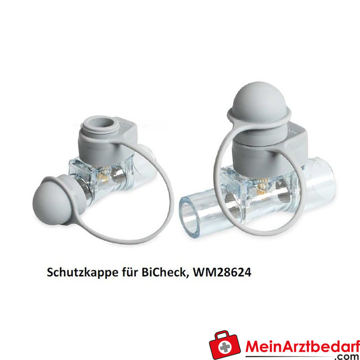 Tapa protectora Weinmann para sensor de caudal BiCheck y cable de conexión