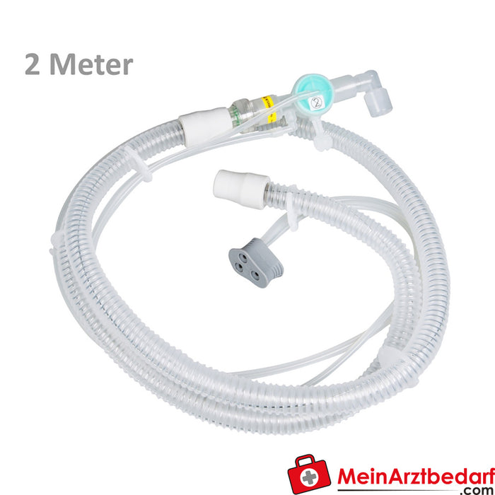 Manguera de ventilación Weinmann MEDUMAT Standard² sin medición de CO2 | Desechable