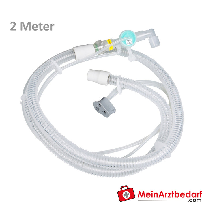 Weinmann ventilation hose MEDUMAT Standard² without CO2 with flow measurement | disposable