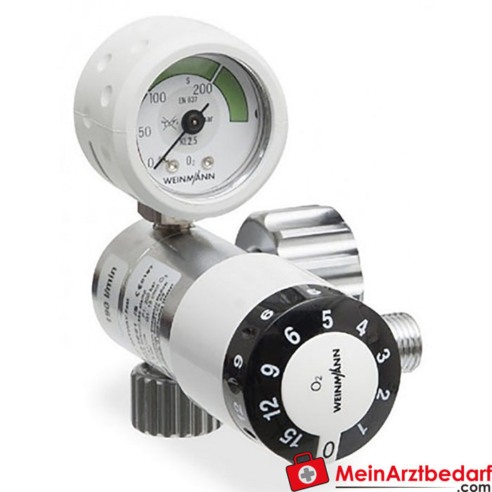 Weinmann pressure reducer OXYWAY Fast II for oxygen high pressure manual connection