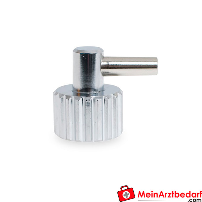 Weinmann angled connector 90° with union nut Ø 6 mm / UNF 9/16 | Design: Angled