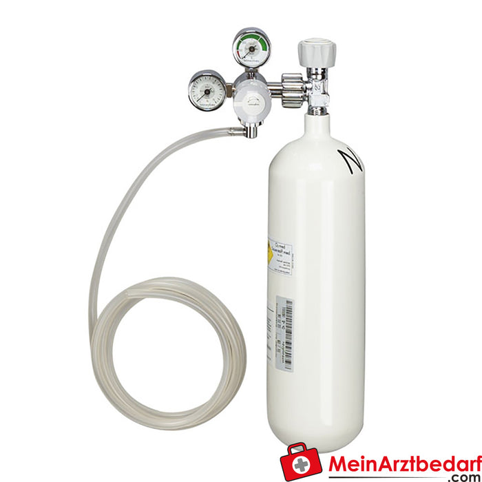 Dispositivo de oxígeno Weinmann (incluye: Botella de oxígeno de 2,0 litros con OXYWAY Fine I, boquilla de conexión y manguera)