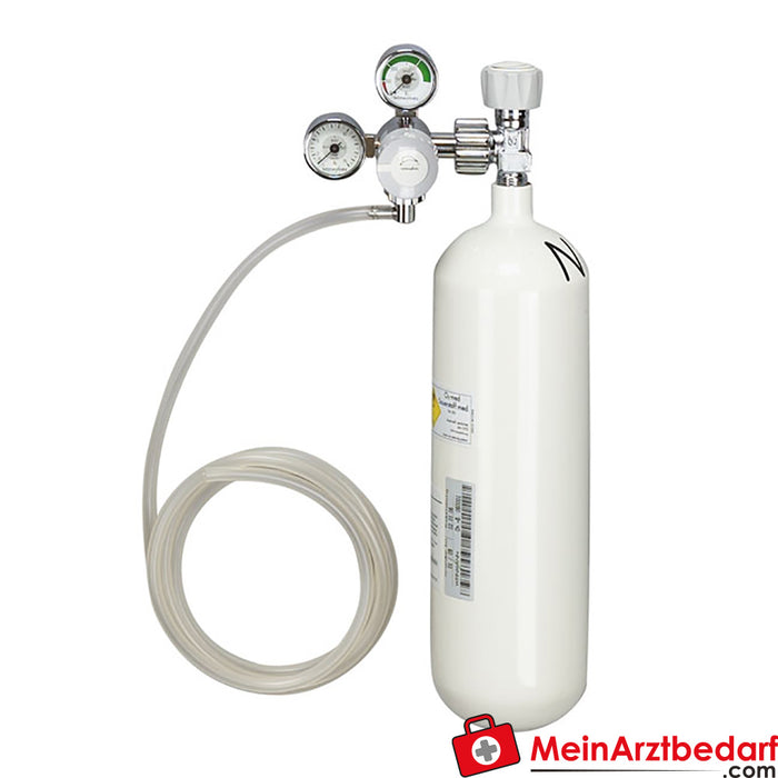 Weinmann oxygen device (includes: Oxygen cylinder 2.0 litre with OXYWAY Fine I, connection nozzle and hose)