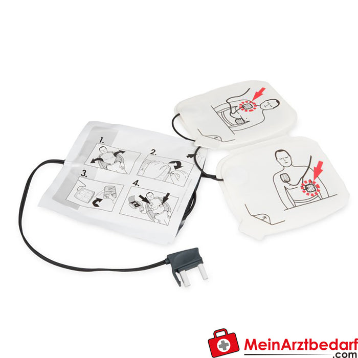 Weinmann MEDUCORE Electrodos de desfibrilación fáciles | Adulto