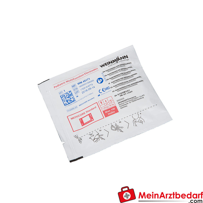 Weinmann defibrillation electrodes for MEDUCORE Easy children