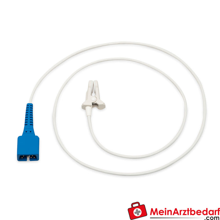 Weinmann Clipe auricular para sensor de oximetria de pulso, reutilizável, para MEDUCORE Standard²