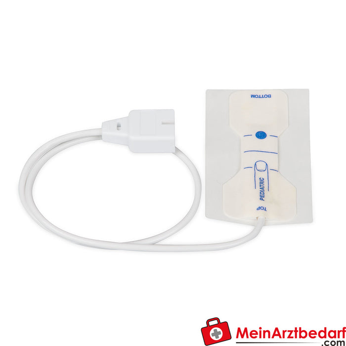 Weinmann t Sensor de oximetria de pulso, criança, descartável, para MEDUCORE Standard² Conjunto de 24