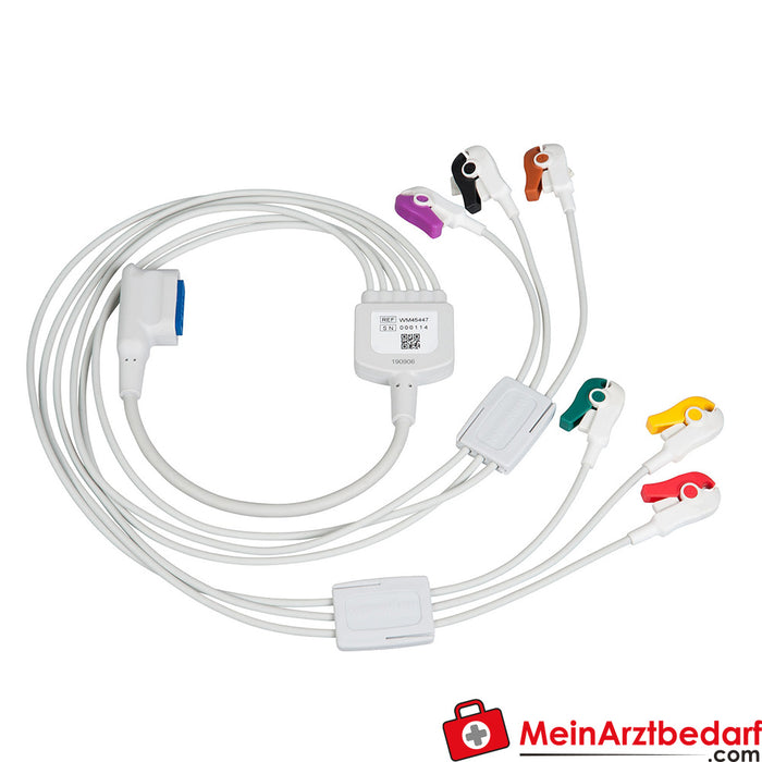 Weinmann ECG extension cable, 6-pin, ERC, for 12-lead ECG, for MEDUCORE Standard²