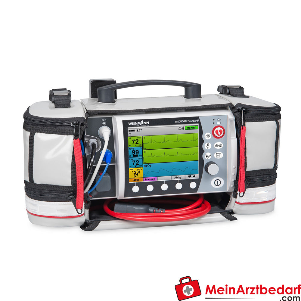 Weinmann defibrillator MEDUCORE Standard² on LIFE-BASE 1 NG XS