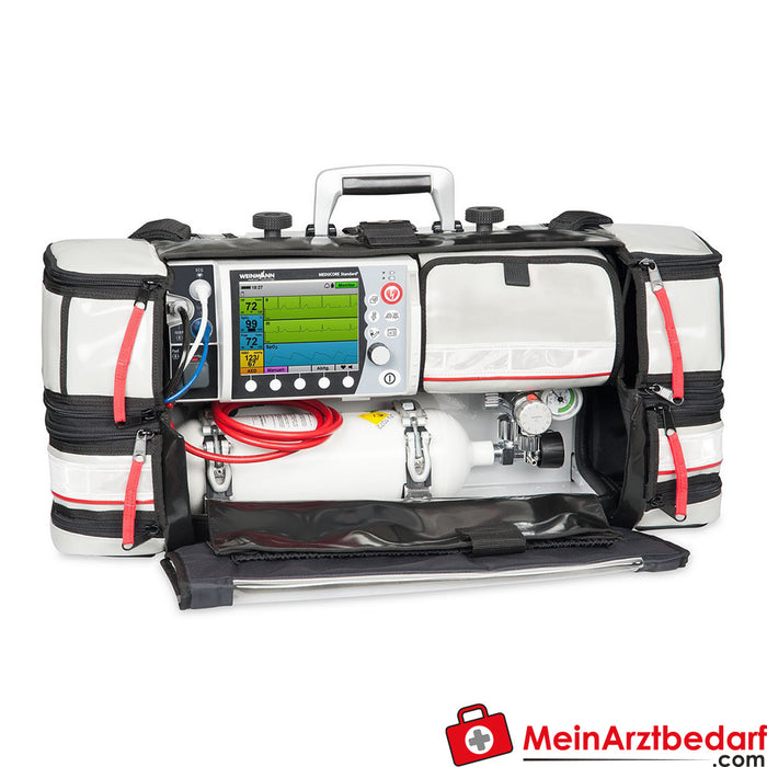 Desfibrilador Weinmann MEDUCORE Standard² sobre LIFE-BASE 3 NG