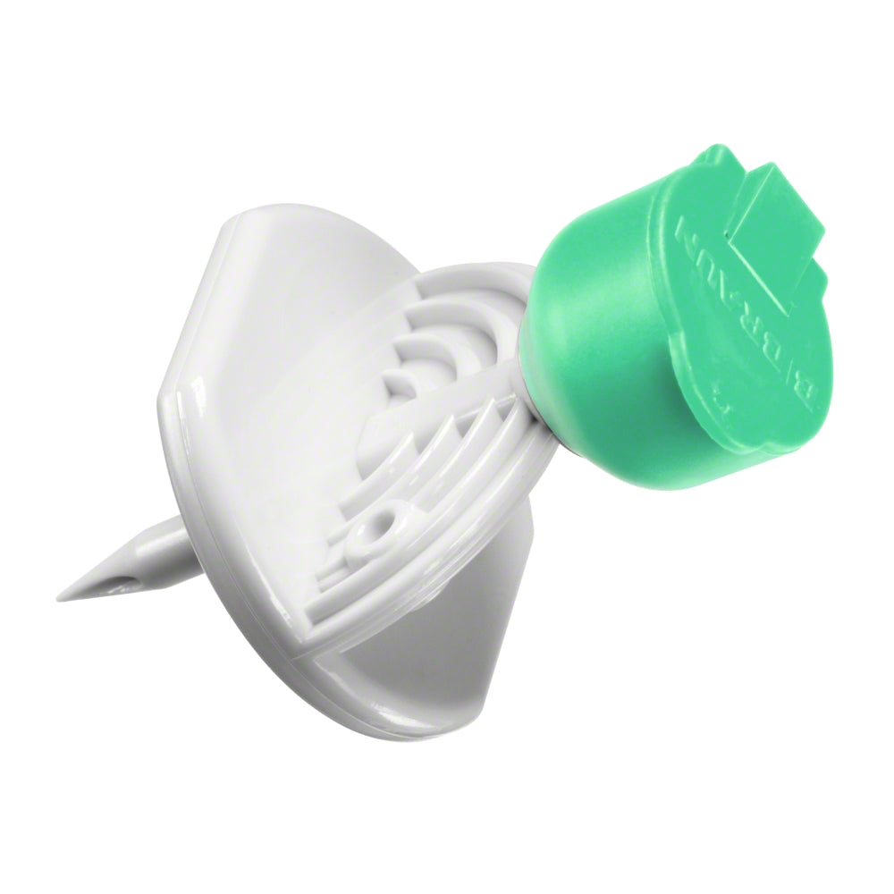 B. Braun Mini-Spike Entnahme- und Zuspritzspike mit 0,45 µm Belüftungsfilter.