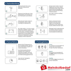 CorDx 4in1 RSV, Influenza A/B & SARS-CoV-2 Antigen Kombi-Selbsttest, 1 Stück.