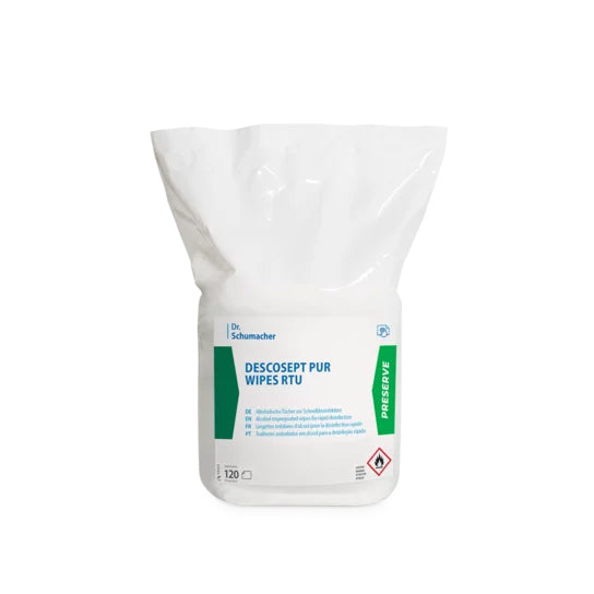 Dr. Schumacher DESCOSEPT PUR WIPES RTU Desinfektionstücher Nachfüllpack.