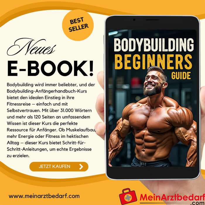 Bodybuilding Beginners Guide - Muscle Building - eBook - Dr Daniel Pehböck - 124 pages