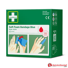 Cederroth Soft Foam Bandage Blue, 6 cm x 4,5 m.
